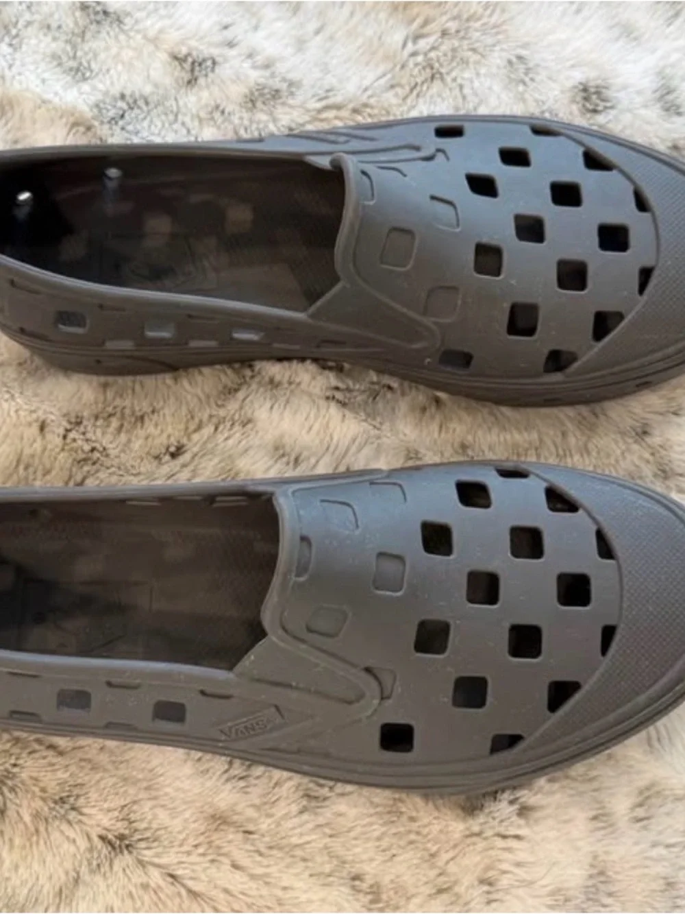 Vans Slip On TRK Kids Water Shoes Gray Pewter Youth Boys Size 5